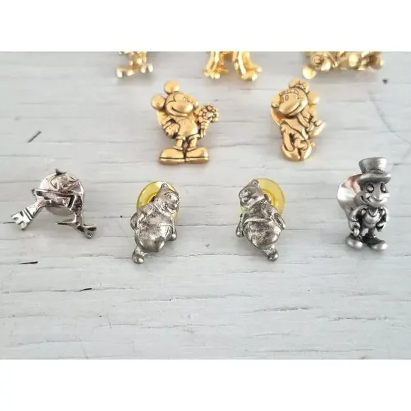 Vintage Disney Pin and Earring Lot - Picture 4 of 6